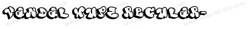 Vandal Wupz Regular字体转换